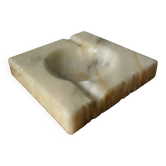 Marble or alabaster ashtray
