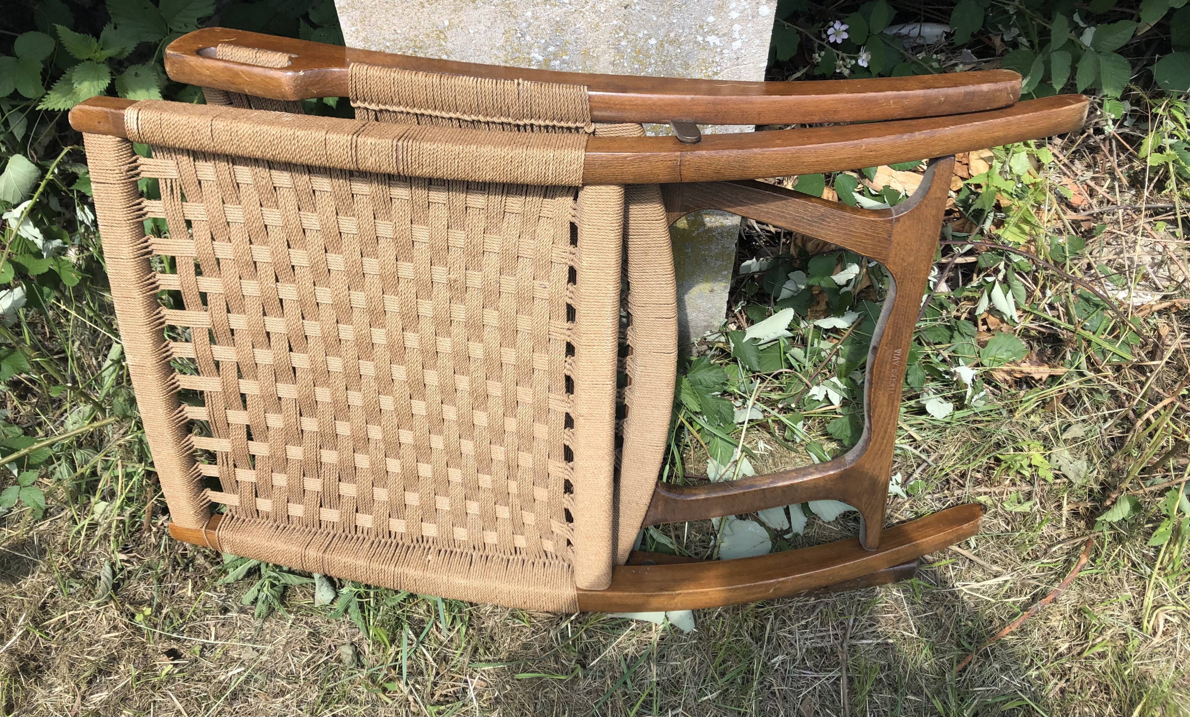 Folding armchair by Ebert Wels Safari model