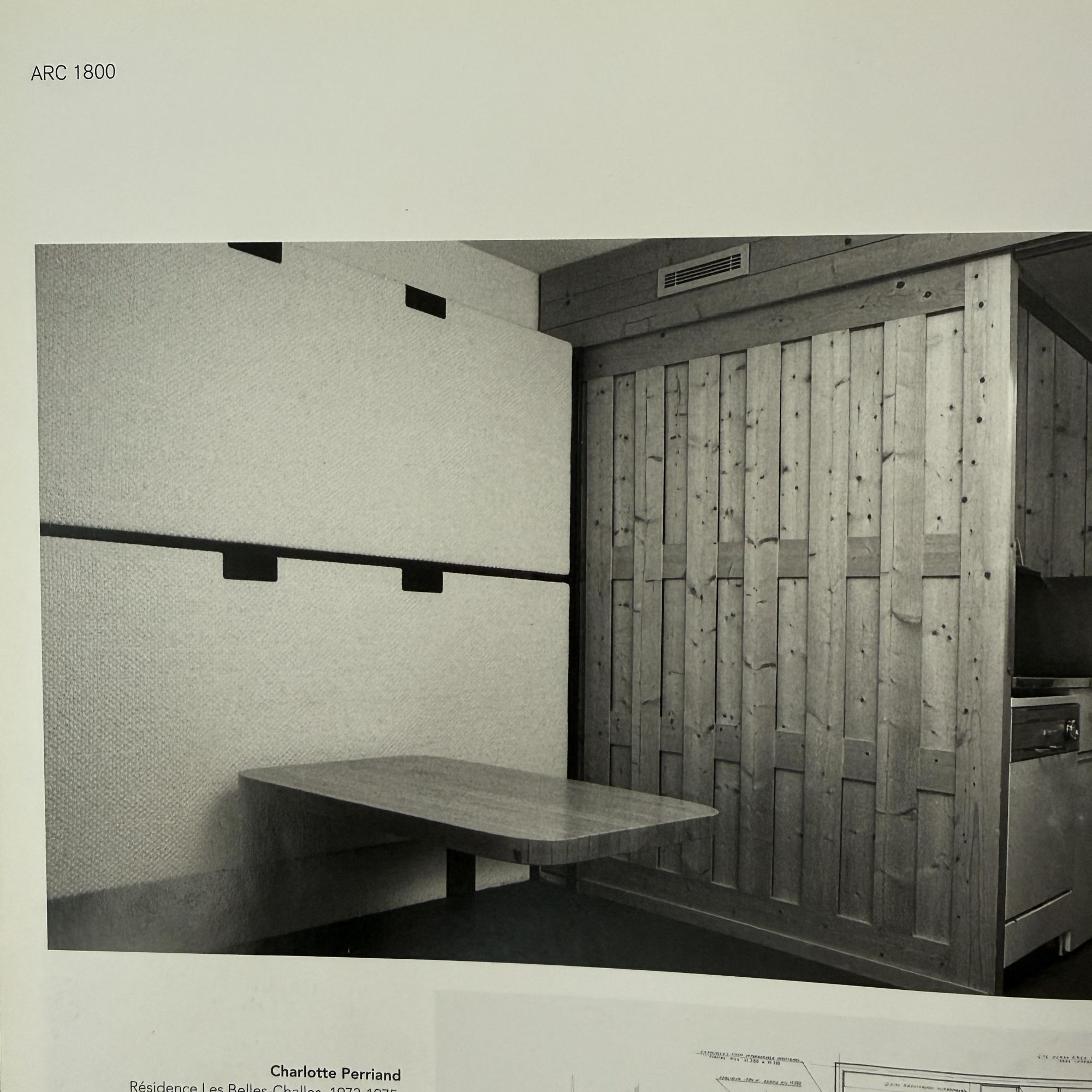 Table rise and fall for the Arcs, by Charlotte Perriand circa 1975