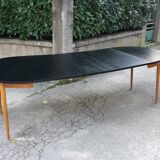 Expandable round dining table 2m46