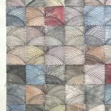 Contemporary school: mixed technique on paper, Untitled (shell), circa 2021