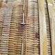 Panier rond en bambou asiatique