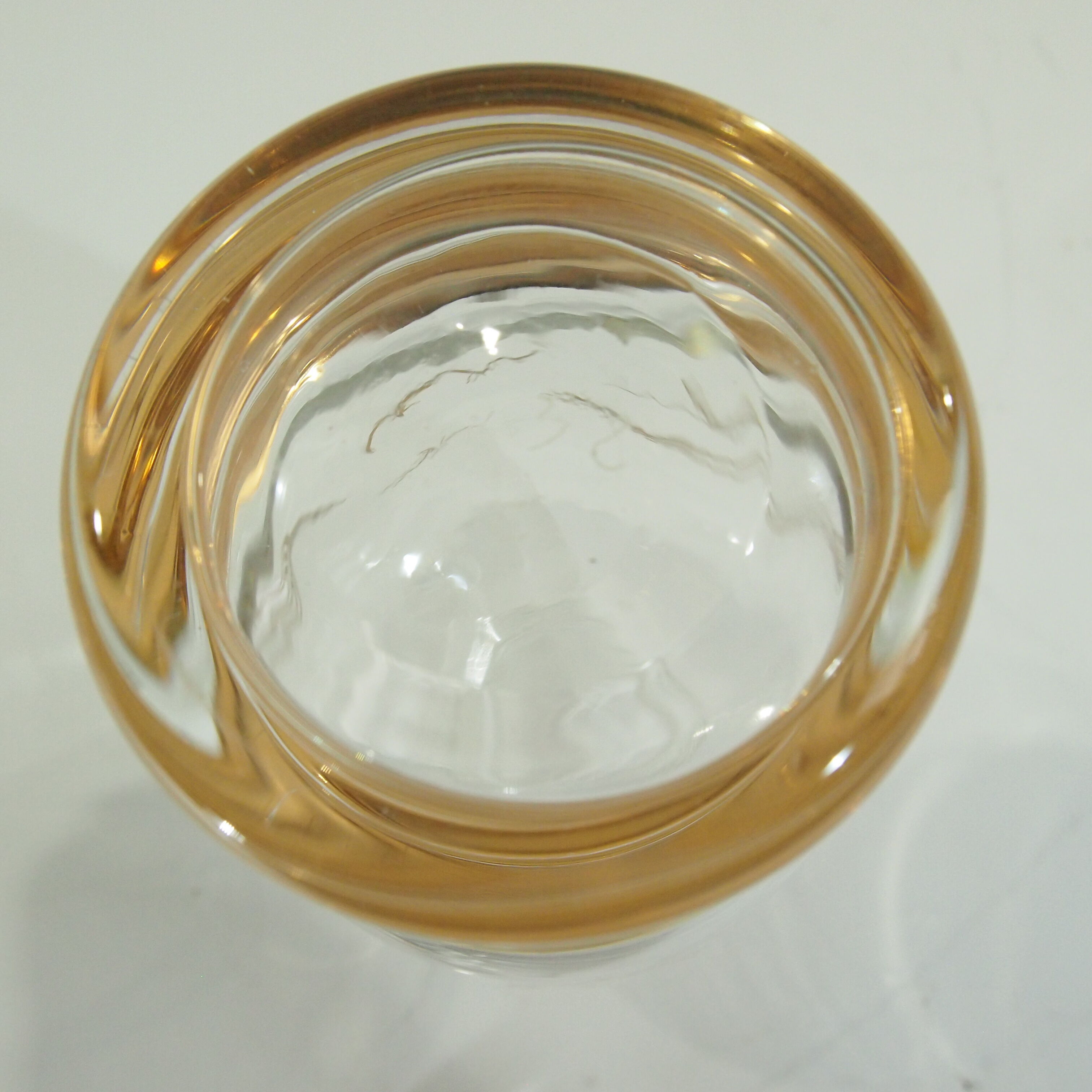 Crystal liqueur carafe Vanne le Chatel vintage