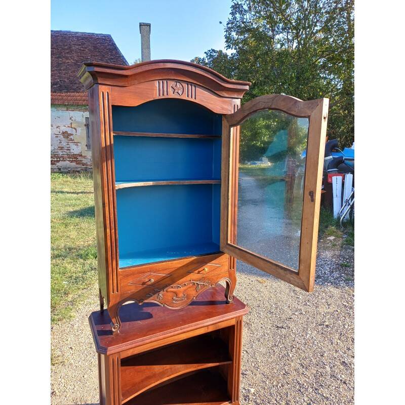 19th century mahogany display cabinet