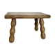 Wooden farmhouse stool