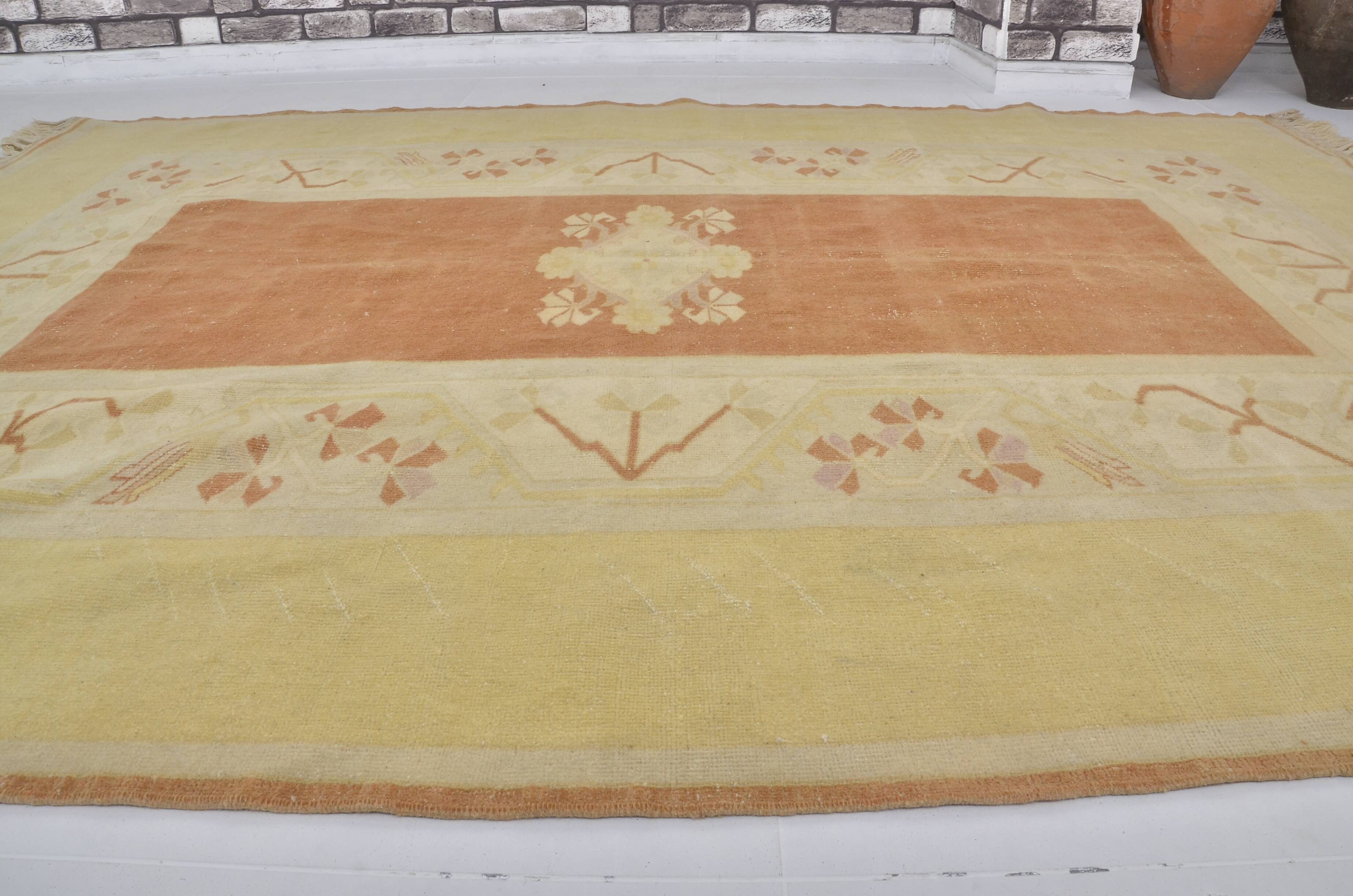 Neutral Vintage Handknotted Rug sku 2386