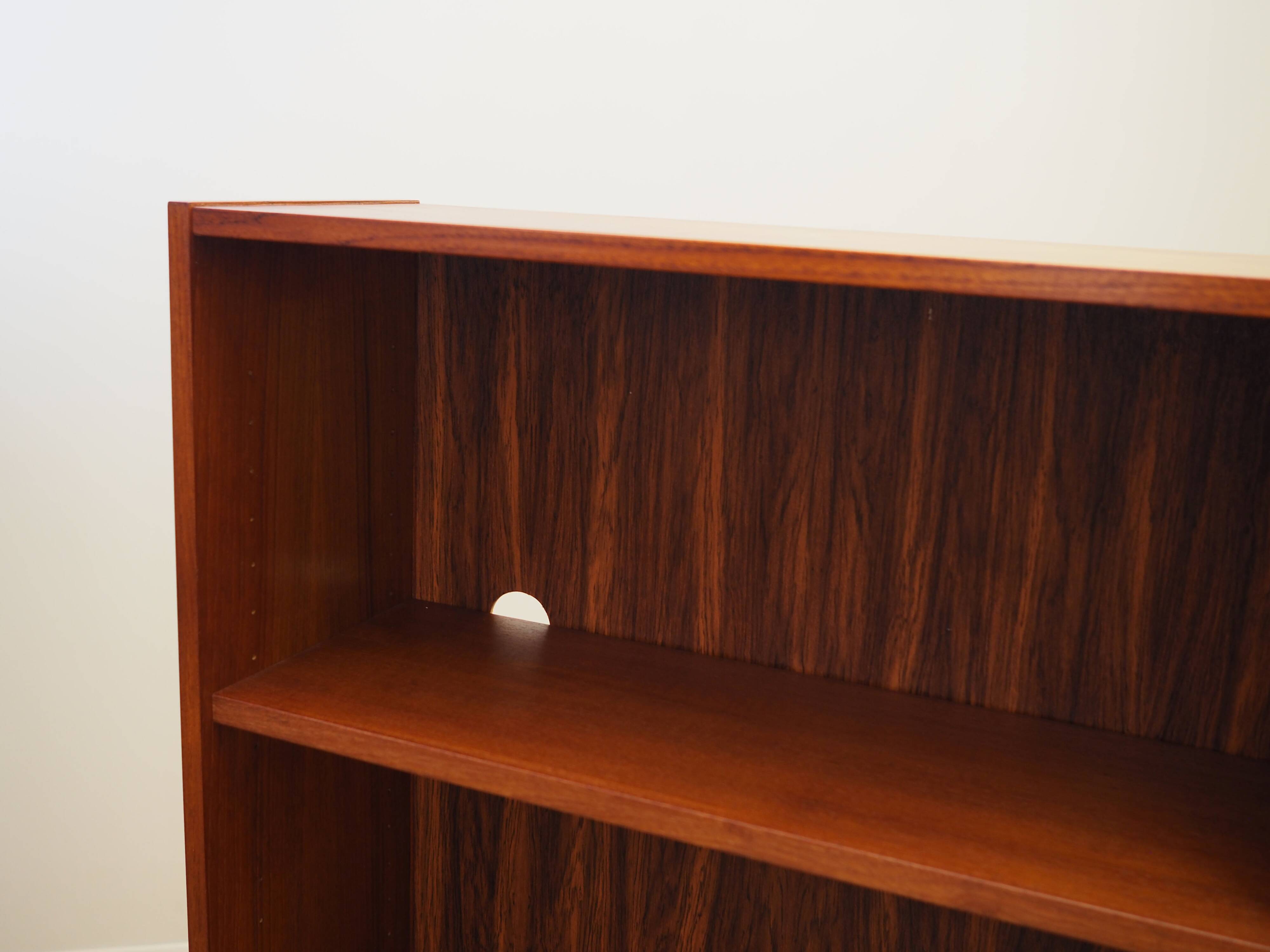 Teak bookcase, Danish design, 1970s, production: Denmark