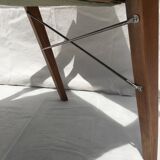 Scandinavian armchair with compass feet 60 years