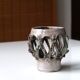 Ceramic photophore candle holder Glit Iceland Lava, 60s
