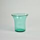 Vase en verre bullé art déco