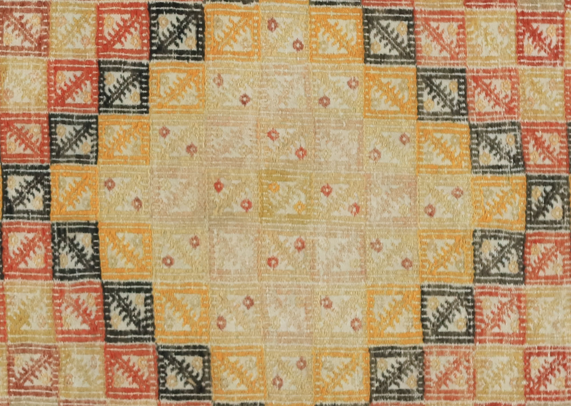 Anatolian handmade kilim rug 238 cm x 92 cm