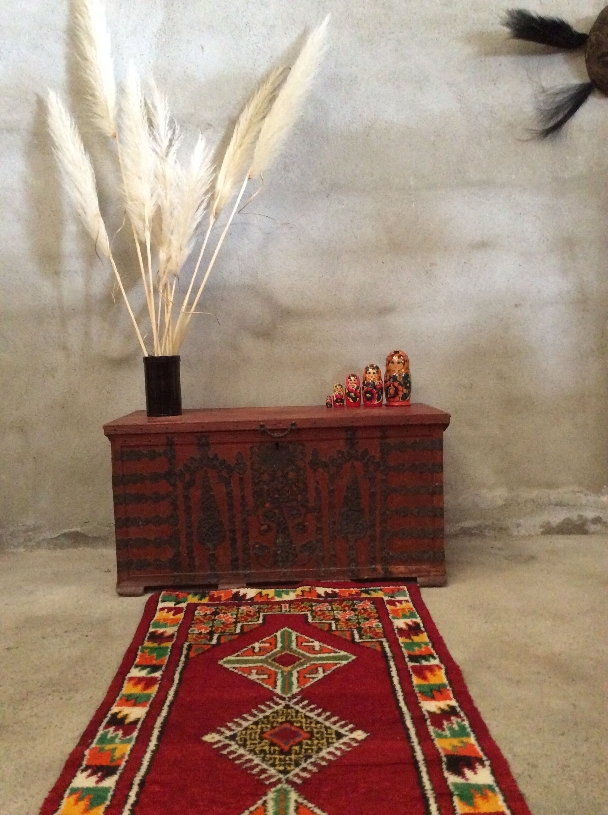 Ethnic Berber carpet 172x87cm