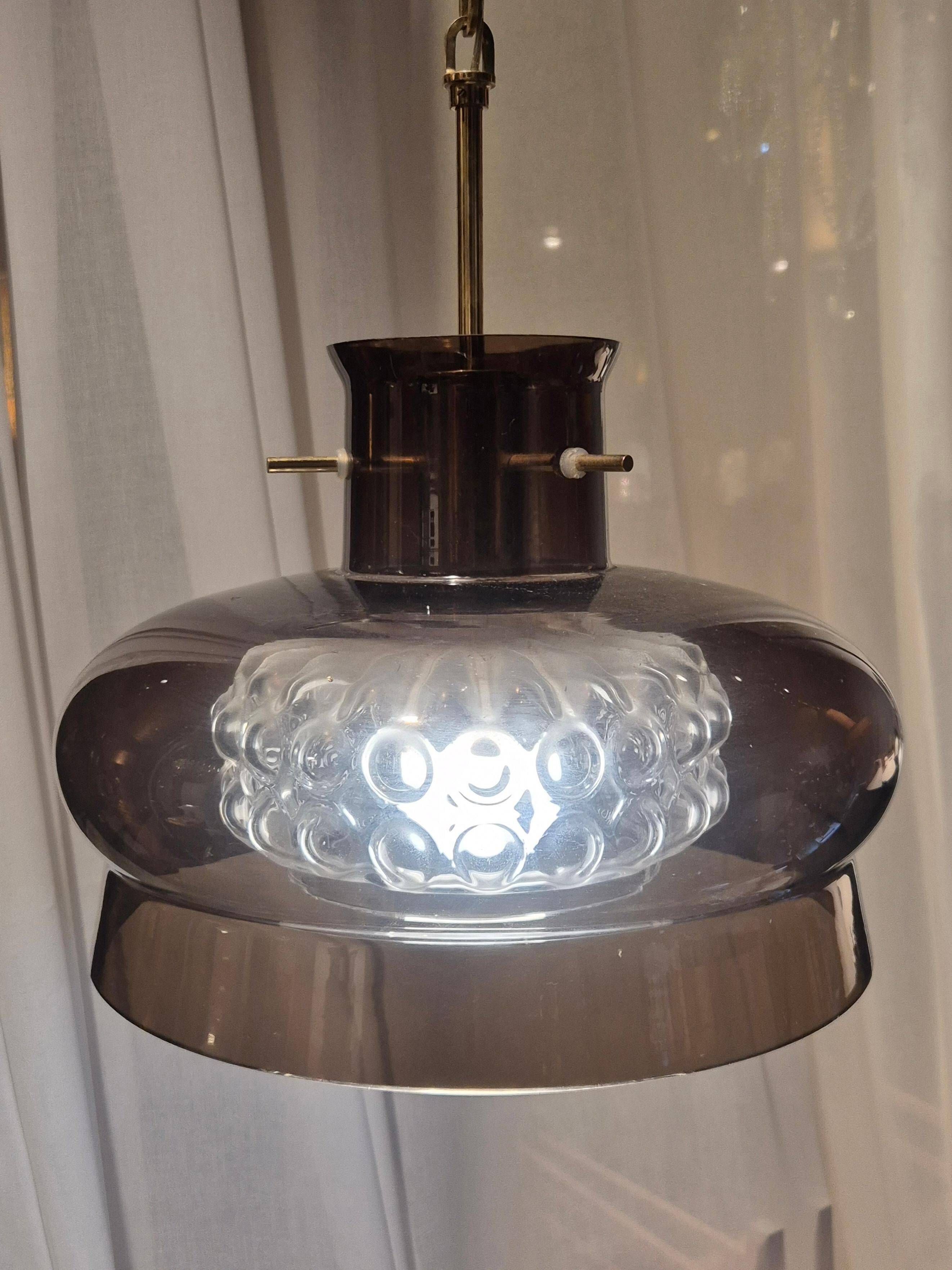 The Modern Scandinavian Classic, Glass Suspension by Carl Fagerlund for Orrefors, 1970