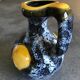 Ceramic pitcher fat lava from vallauris 14.5 cm