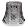 Vase,cut crystal glass,bohemia in the 1960's.