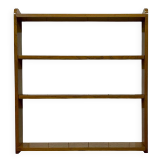 1960s oak wall shelf