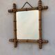 Miroir bambou vintage 44x50cm