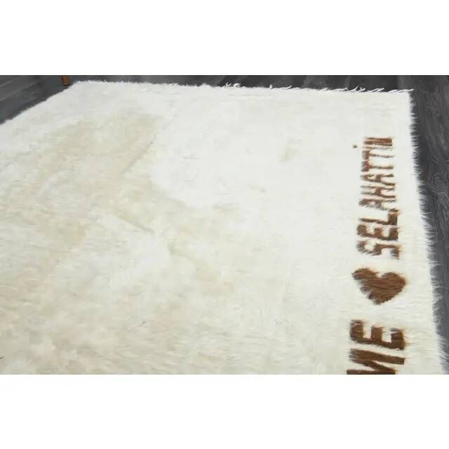 Vintage Turkish Hand-Knotted Wool Cotton Beige Kilim Area Rug 157x203