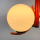 Richard Essig orange chandelier with opaline glasses, 1970
