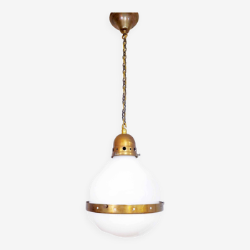 Suspension in opaline and brass 1930