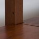 Scandinavian two bay rosewood free-standing wall unit