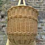 Champagne hood, hanging wicker basket