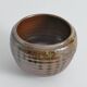 Midcentury-Modern Stoneware Bowl Dripping Motif in the Style of Margaret Rey