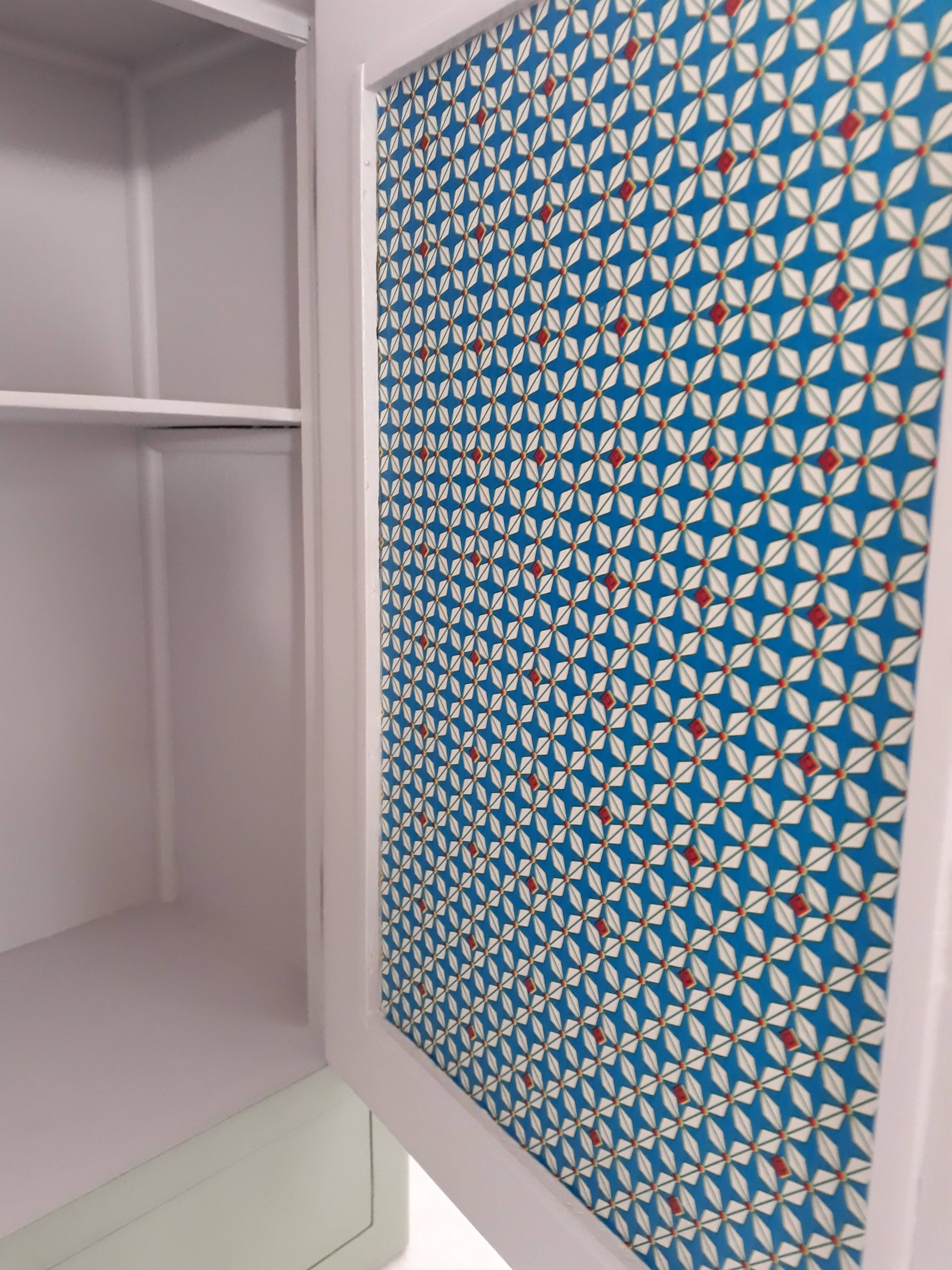 Medicine cabinet wall vintage 50's revisited Green