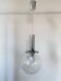 Suspension vintage design lampe globe en verre transparente