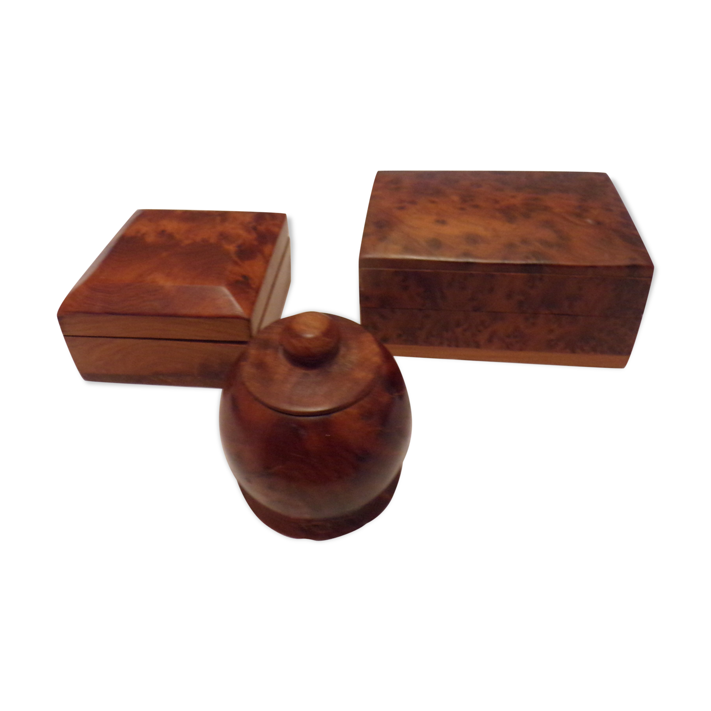 Wooden jewelry boxes