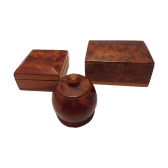Wooden jewelry boxes