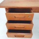 Danish Teak Desk by Gunnar Nielsen Tibergaard, 1960s