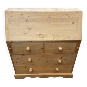 Secretary/scriban interior in pine from the 70s/80s.