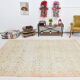 7x10 Large Floral Handmade Vintage Rug, 209x312Cm