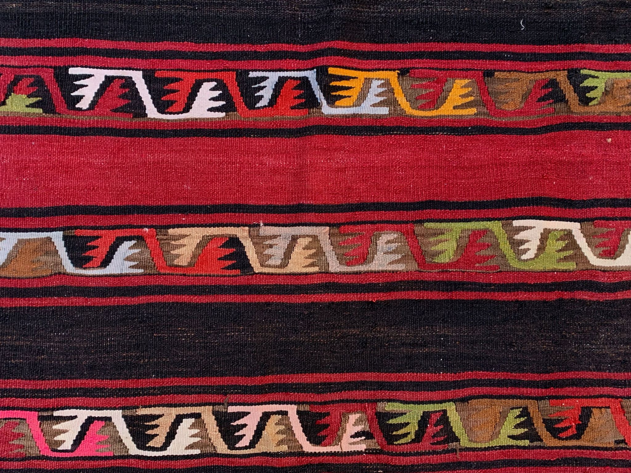 Medium Vintage Turkish Kilim Rug 178x107 cm Wool Kelim