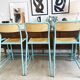 Set of 5 vintage high school/laboratory stools – 1980
