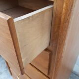 Vintage chiffonnier year 50 in light oak