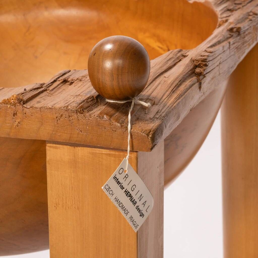 Unique wooden table by Antonín Hepnar