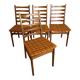 Set of 4 Scandinavian chairs from the 60s/70s.