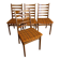Set of 4 Scandinavian chairs from the 60s/70s.