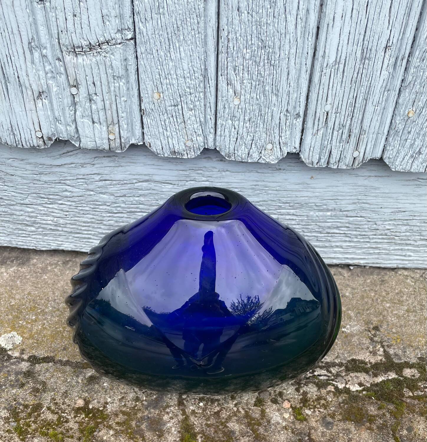 Vintage Glass Vase by Beranek