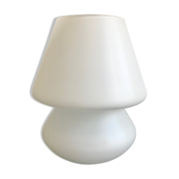 Glass mushroom lamp