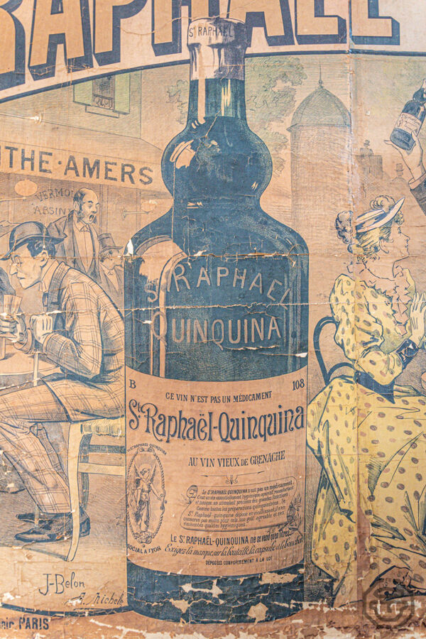 Ancienne affiche St raphael Quinquina