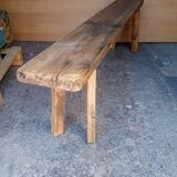 165 cm solid wood bench