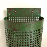 Metal basket of public garden