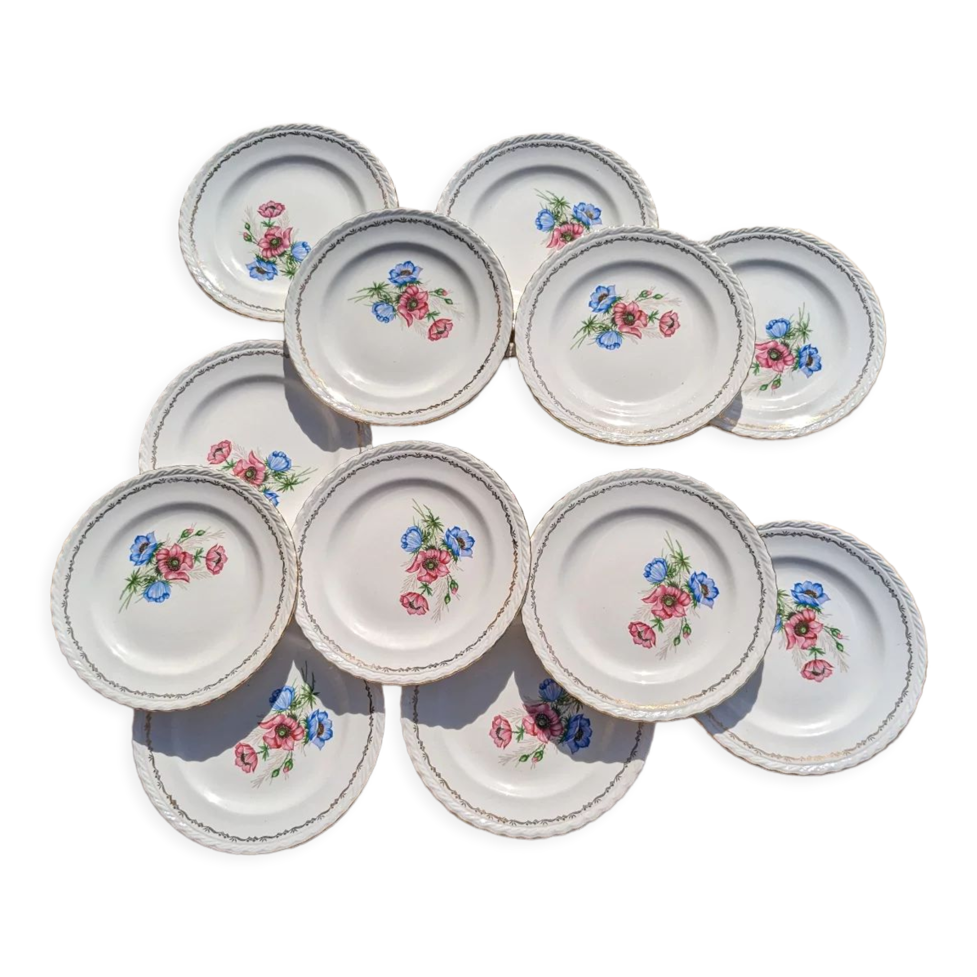 Vintage plates l'Amandinoise