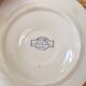 Pair of antique asparagus plates "Récamier" in Terre de Fer, Sarregue