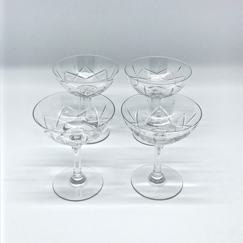 Crystal champagne glass