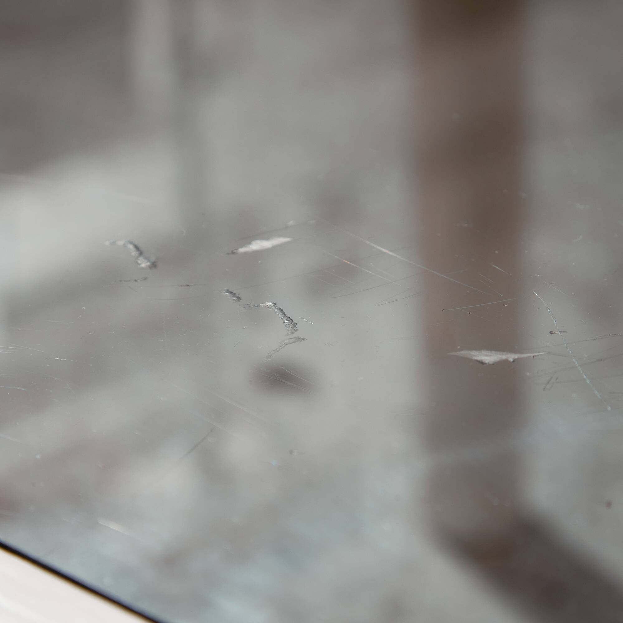 Wood and glass coffee table