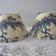 Lot de 2 abat-jours Toile Jouy